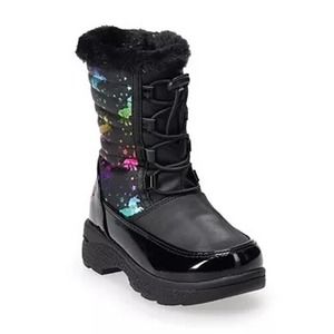 NWT totes Reena Toddler Girls' Waterproof Snow Boots Size 9T